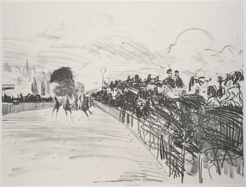 Édouard Manet, The Races at Longchamp